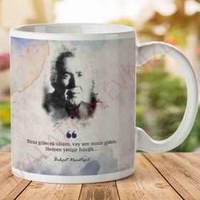 Behçet Necatigil Ne Zaman Gülecek Olsam Baskılı Kupa Bardak