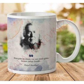 Behçet Necatigil Ne Zaman Gülecek Olsam Baskılı Kupa Bardak
