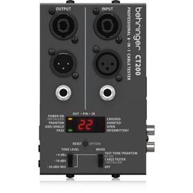 Behringer CT200 8'li Profesyonel Kablo Test Cihazı