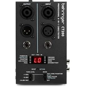 Behringer CT200 8'li Profesyonel Kablo Test Cihazı