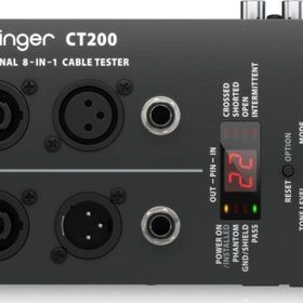 Behringer CT200 8'li Profesyonel Kablo Test Cihazı