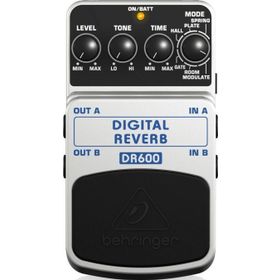 Behringer DR600 Gri Dijital Stereo Reverb Efekt Pedalı