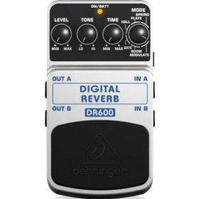 Behringer DR600 Gri Dijital Stereo Reverb Efekt Pedalı