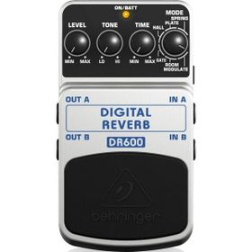 Behringer DR600 Gri Dijital Stereo Reverb Efekt Pedalı