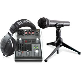 Behringer Podcast Studio 2 USB Paket