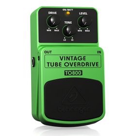 Behringer TO800 Yeşil Vintage Tube-Ses Overdrive Efekt Pedalı