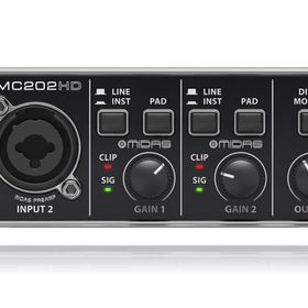 Behringer UMC202HD 2 Giriş 2 Çıkış Usb Stüdyo Ses Kartı