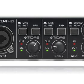 Behringer UMC204HD 2 Giriş 4 Çıkış Usb Stüdyo Ses Kartı