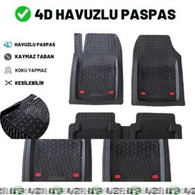 Beka Citroen C1 2007 4D Universal Yeni Nesil Pro Siyah Havuzlu Paspas