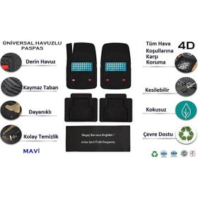 Beka Citroen DS3 2014 4D Yeni Nesil Universal Mavi Havuzlu Paspas