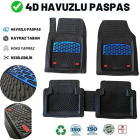 Beka Hyundai I30 SW 2008 4D Siyah Mavi Universal Yeni Nesil Pro Havuzlu Paspas