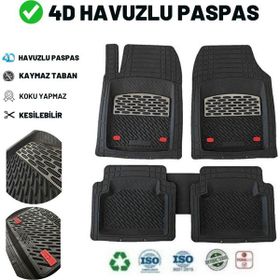 Beka Kia Rio HB 2023 4D Siyah Gri Universal Yeni Nesil Pro Havuzlu Paspas