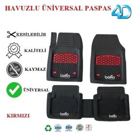 Beka Mitsubishi ASX 2021 4D Havuzlu Universal Kırmızı Paspas