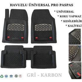 Beka Opel Astra H Sedan 2011 4D Siyah Gri Universal Yeni Nesil Pro Havuzlu Paspas