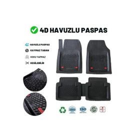 Beka Renault Scenic 3 2011 4D Universal Yeni Nesil Siyah Pro Havuzlu Paspas