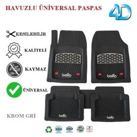 Beka Seat Ateca 4x4 2018 Krom Gri 4D Havuzlu Universal Paspas