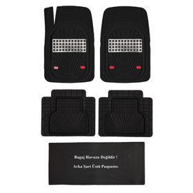 Beka Seat Ateca 4x4 2021 4D Havuzlu Yeni Nesil Universal Krom Gri Paspas