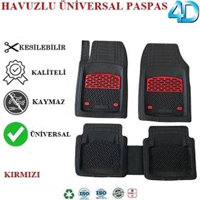 Beka Seat İbiza HB 2012 4D Kırmızı Havuzlu Universal Paspas