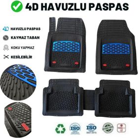 Beka Skoda Fabia HB 2023 4D Universal Yeni Nesil Siyah Mavi Pro Havuzlu Paspas