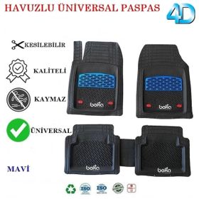 Beka Smart Forfour 4 Kapı 2016 4D Havuzlu Universal Mavi Paspas