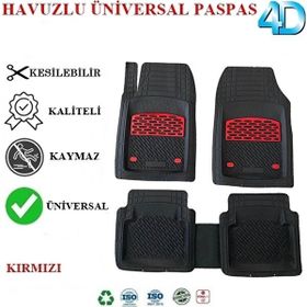 Beka Volkswagen New Beetle 2011 4D Havuzlu Universal Kırmızı Paspas