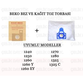 Beko 1325 10 lu Süpürge Toz Torbası