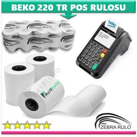 Beko 220TR 100 Adet Yazarkasa-Pos Rulosu