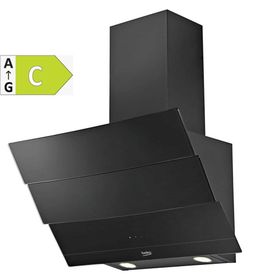 Beko ADE 62540S C Sınıfı 3 Kademeli Dokunmatik Duvar Tipi Davlumbaz Siyah
