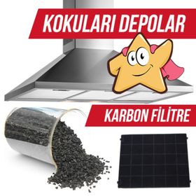 Beko ADT 63743 SI Davlumbaz Karbon Filtresi