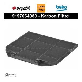 Beko ADV 6510 Davlumbaz Aspiratör Karbon Filtre