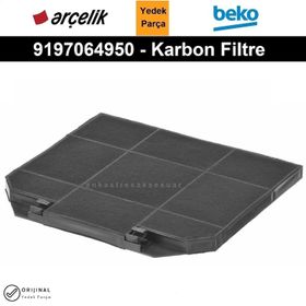 Beko ADV 6510 Davlumbaz Aspiratör Karbon Filtre