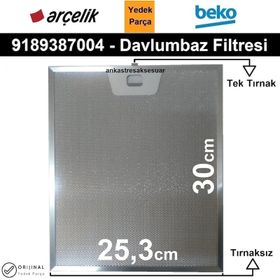 Beko ADV 9510 I 90 cm Davlumbaz Karbon Filtre