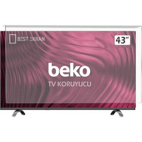 Beko B43L67605B Uyumlu Tv Ekran Koruyucu 3 mm Ekran Koruma Paneli