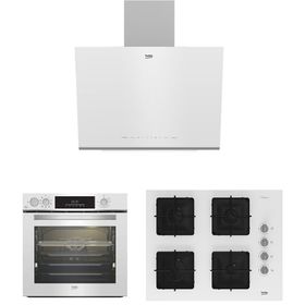 Beko BDE 6062 B - BOCD K 6510 EB - BFC 631 B Beyaz 3'lü Ankastre Set