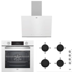 Beko BDE6062 B - BFC631 B - BOCD T6510EB Beyaz 3'lü Ankastre Set