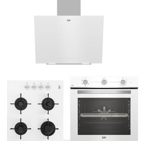 Beko BFC 321 B - BOCD T 6011 EB - BDE 6040 B Beyaz 3'lü Ankastre Set