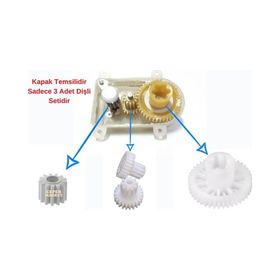Beko Bkk 2166 Uyumlu Blender Dişli Kutusu Tamir Dişli Seti