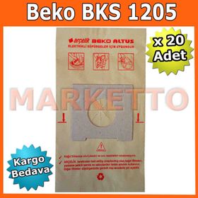 Beko BKS 1205 Kağıt 20 Adet Toz Torbası + Hediyeli