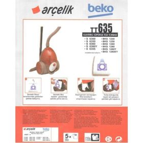 Beko BKS 1240 Beyaz 5 Adet Süpürge Toz Torbası