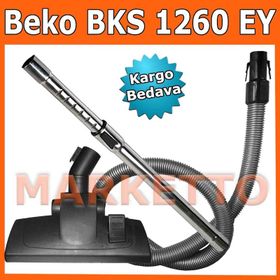 Beko BKS 1260 EY Hortum Emici Yer Başlığı Teleskopik Boru Süpürge Hortumu