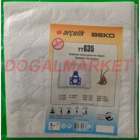 Beko BKS 1260 Toz 20 Adet Süpürge Torbası