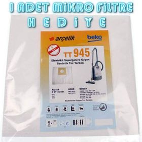 Beko BKS 1310 TT690 Elektrikli Süpürge Uyumlu Kağıt Toz Torbası