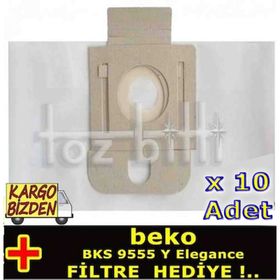 Beko BKS 9555 Y Elegance Toz 10 Adet Süpürge Torbası