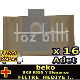 Beko BKS 9555 Y Elegance Toz 20 Adet Süpürge Torbası