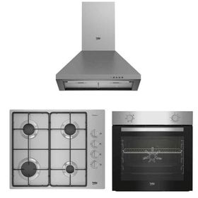 Beko BOMD D 6110 EI - ADP 61420 I - BFM 310 I Inox 3'lü Ankastre Set