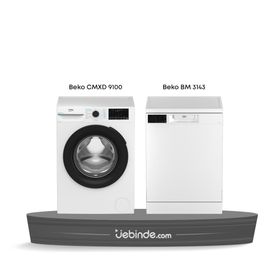 Beko CMXD 9100+BM 314 12 2'li Çamaşır ve Bulaşık Paketi