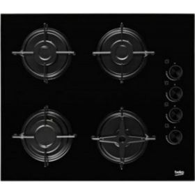 Beko Htsg 64120 S 60 cm Siyah 4 G.lpg Gazlı Emaye Setüstü Ocak