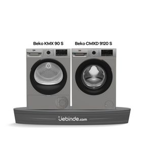 Beko KMX 90 S Çamaşır Kurutma Makinesi + CMXD 9120 S Çamaşır Makinesi