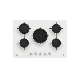 Beko KOCW 75220 D Wok Gözlü Beyaz Cam Ankastre Ocak