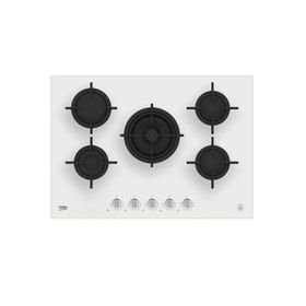 Beko KOCW 75220 DB Wok Gözlü Beyaz Cam Ankastre Ocak